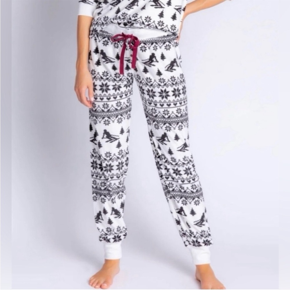 PJ Salvage womens Loungewear Ski Club Jammie PantPajama Bottom nwt small